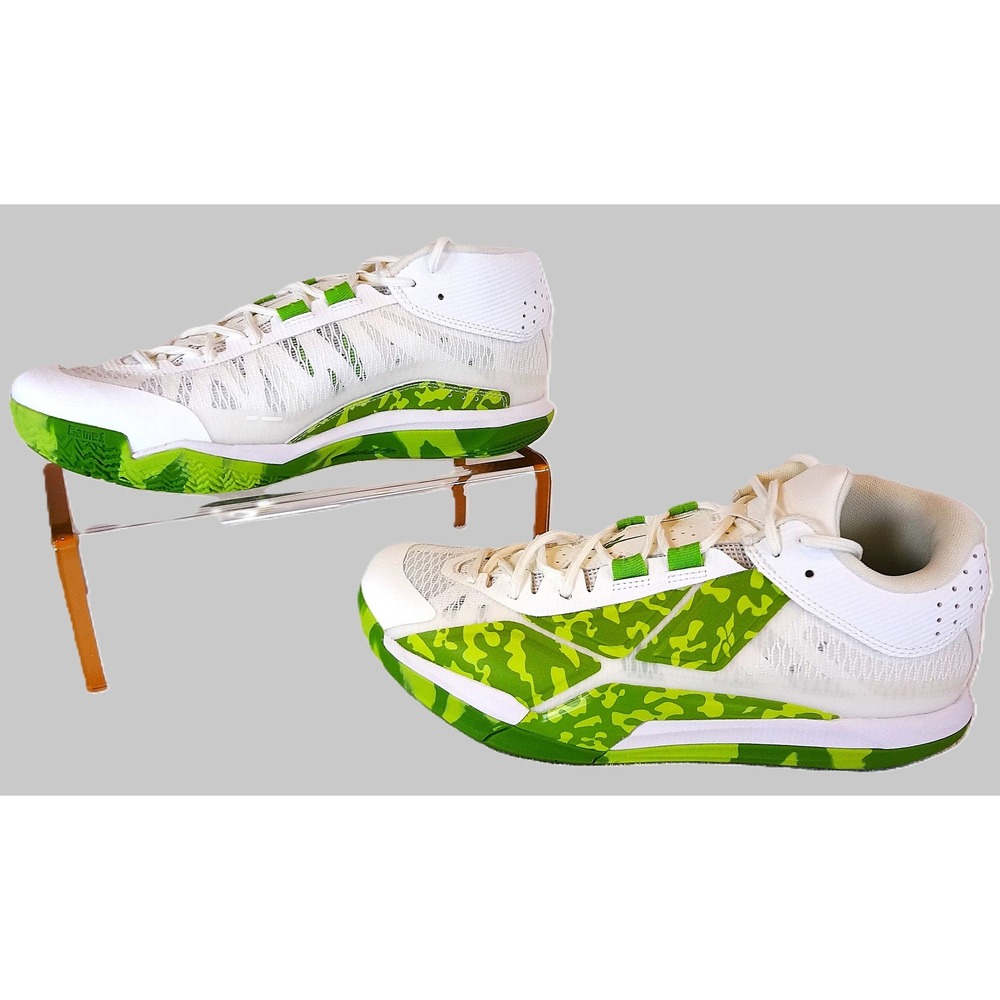 Sneakers Adidas Serious Game1 Mid Childhood white/green Mens 12 NWOT - Picture 2 of 8